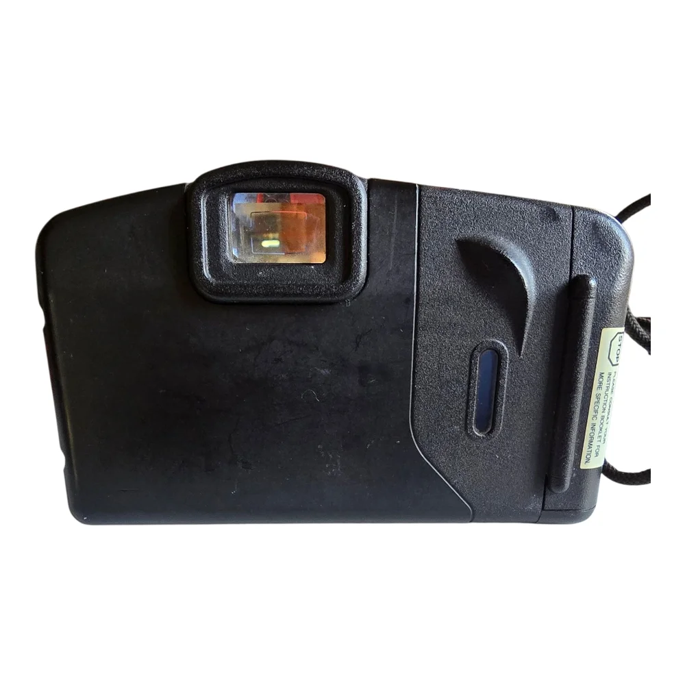 Canon Black Camera with Flash